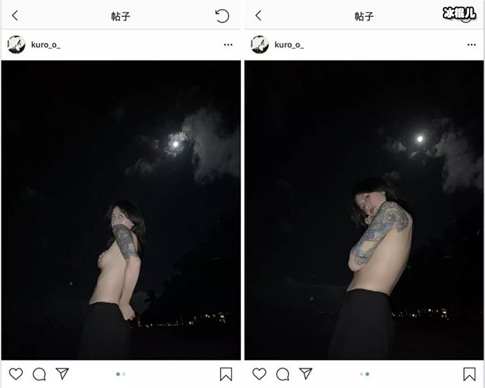 黑尾酱INS照片