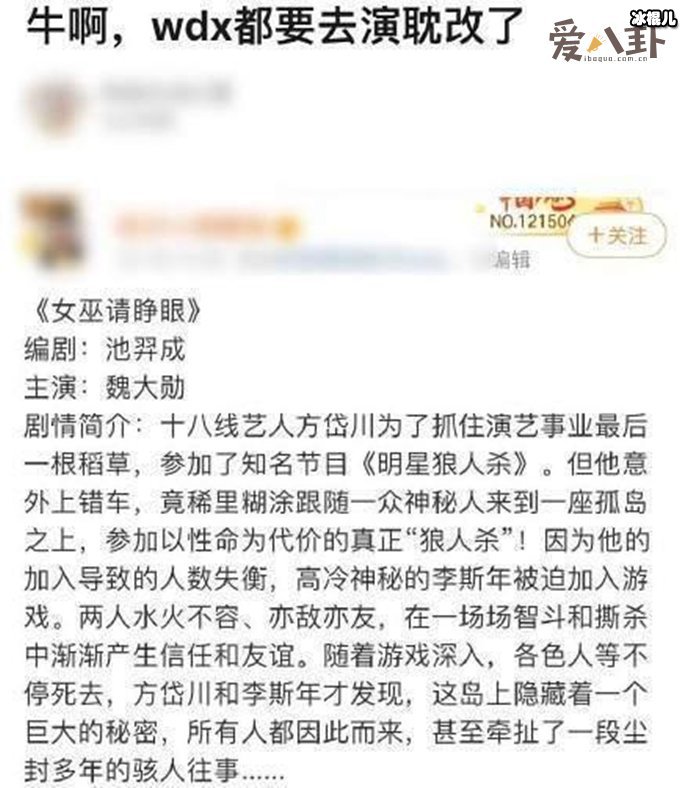 魏大勋下海演耽改失败